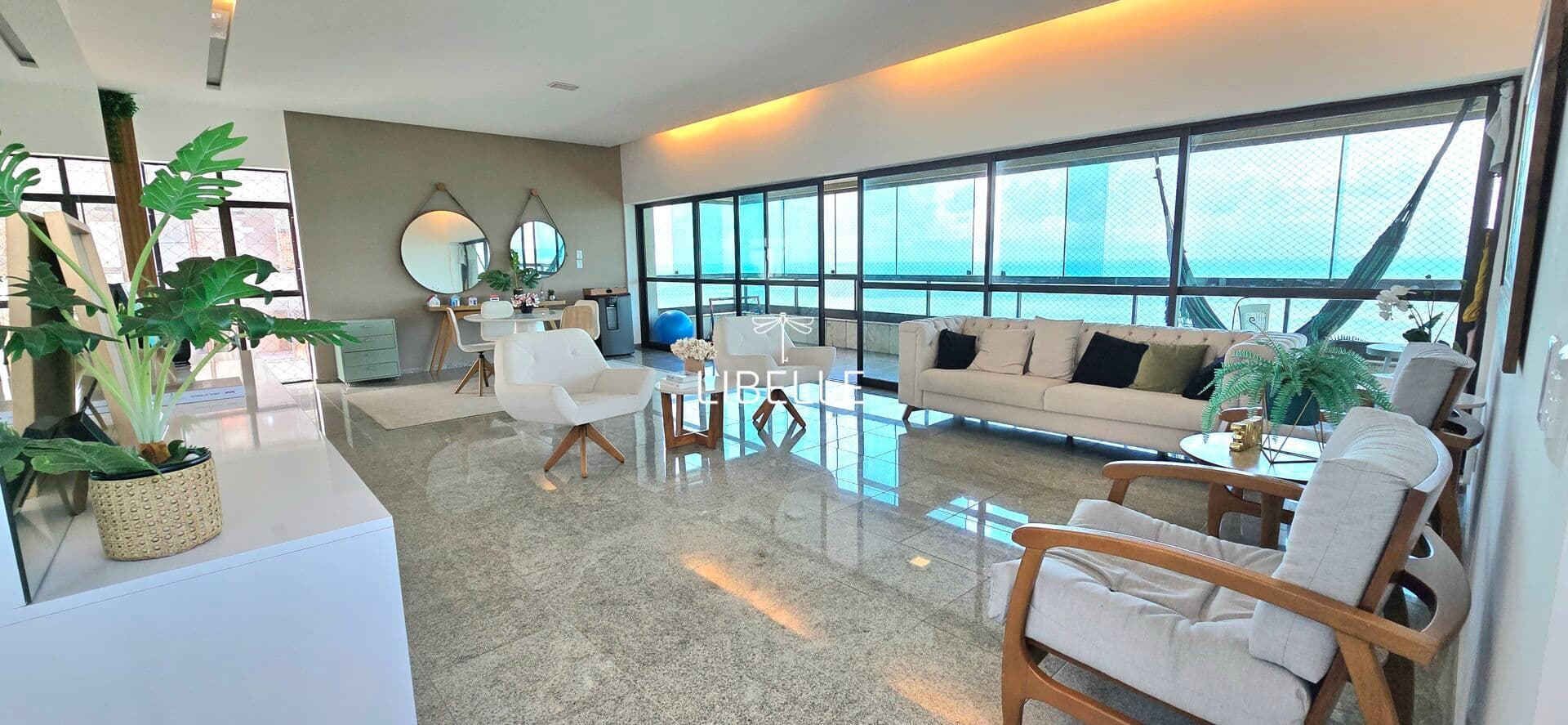 Apartamento à venda semi mobiliado Alto Padrão em Piedade - 4 suítes - 327m²- Edf Agua Viva