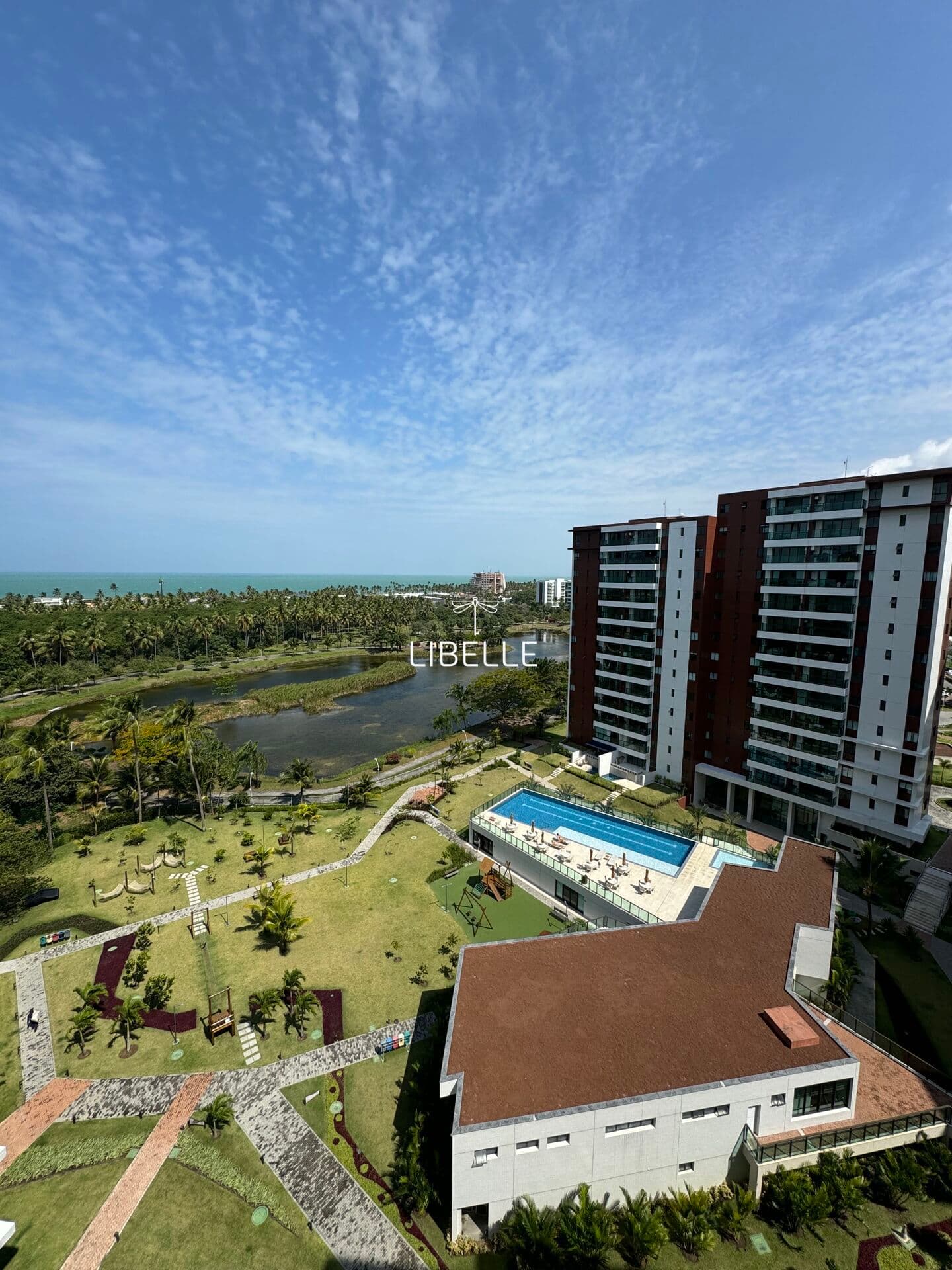 Apartamento Semimobiliado para Locação - 97m² - 3 suítes - Condomínio Clube Verano - Reserva do Paiva - PE