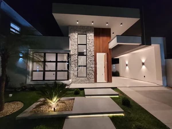 Casa Térrea com Piscina | Área Gourmet | 3 Dormitórios (1Suíte)