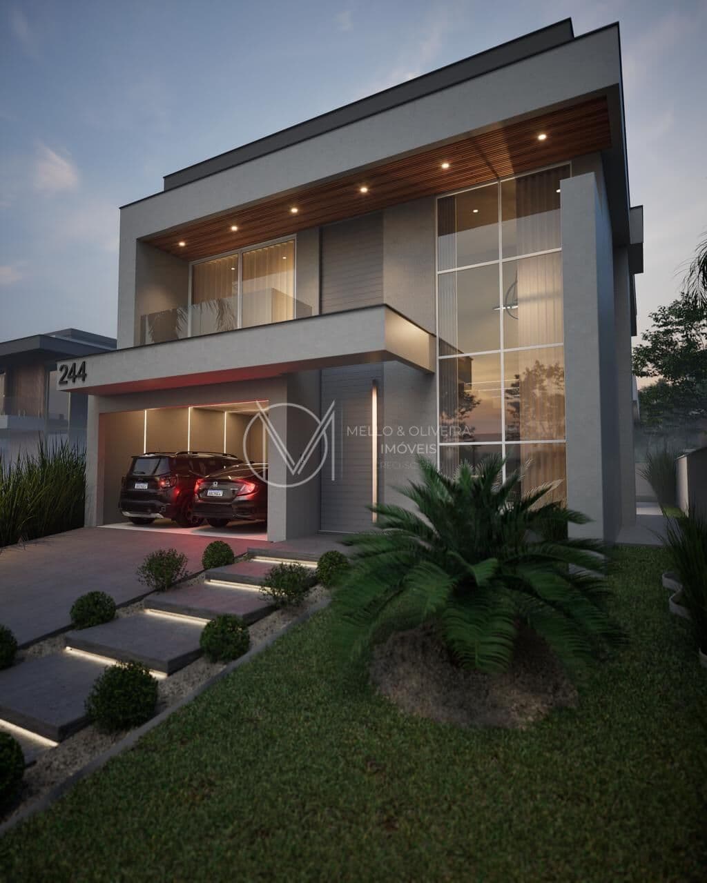 Reserva da Pedra | Casa Duplex 241m² Fundo Lago | 3 Suítes (2 Demi-suítes) | Condomínio Fechado