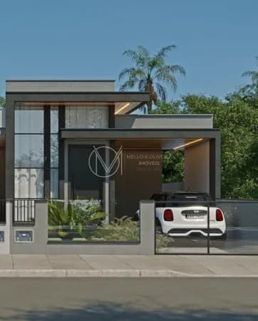 Lot. Bosque São José | Casa Térrea Contemporânea | 2 Dormitórios (1 Suíte) 85m² | Churrasqueira
