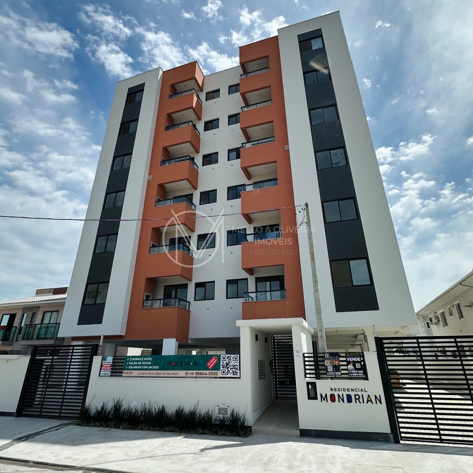 Mondrian | 3 Dorms (1 Suíte) | Nova Palhoça