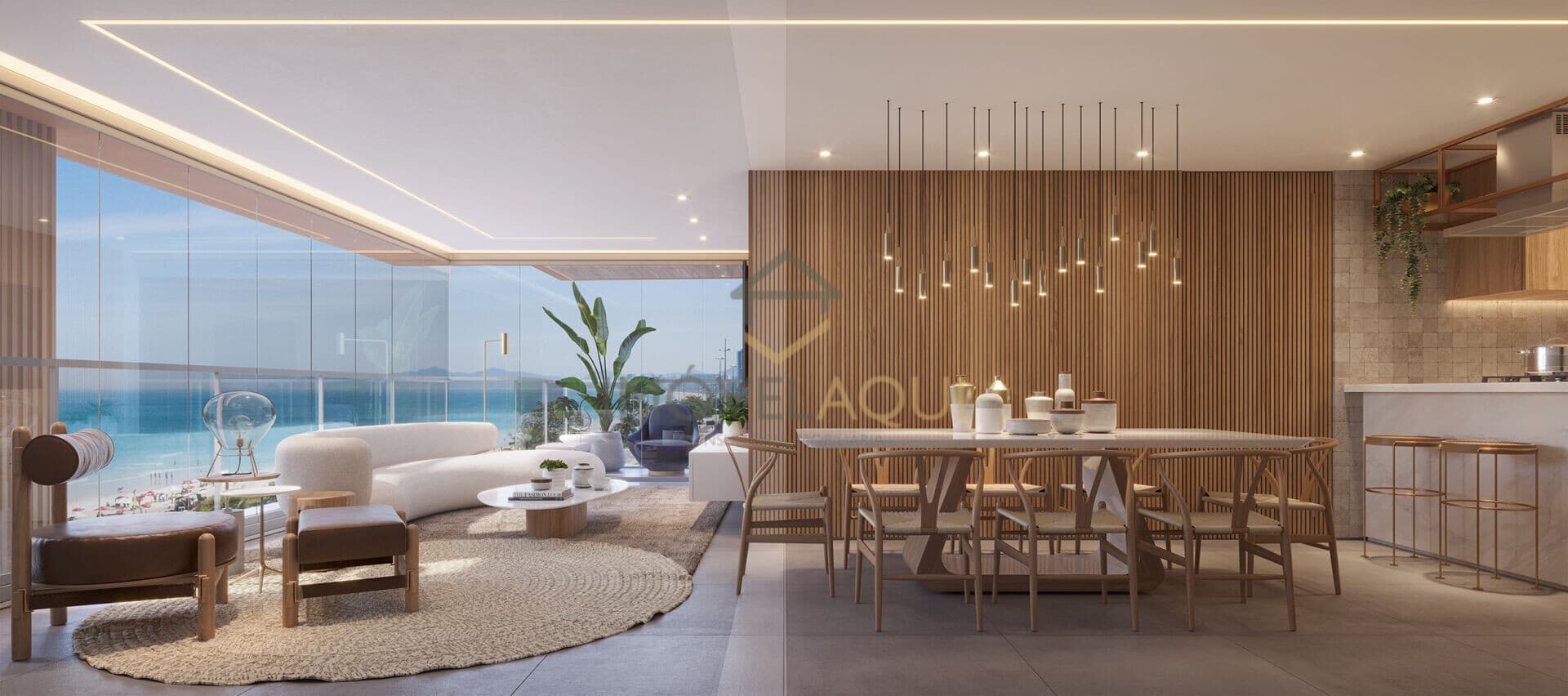 ### Apartamento de Luxo à Beira-Mar!