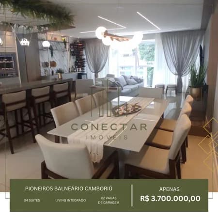 Apartamento Alto Padrão em Dos Pioneiros, Balneário Camboriú/SC