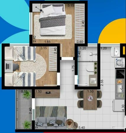 Apartamento Padrão - Vila Aeroporto Sorocaba