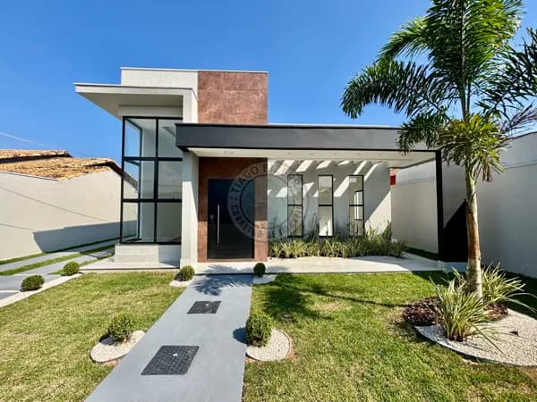 Casa moderna com 3 quartos e área gourmet no Jardim Atlântico Central – Itaipuaçu