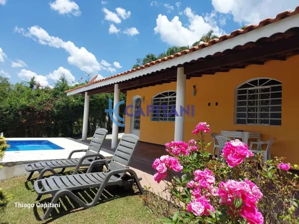 Casa 100% térrea Condomínio Alpes D Ouro, Bom Jesus dos Perdões/SP