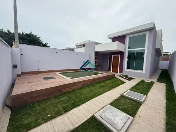 Linda Casa Linear em Village Rio das Ostras, Rio das Ostras/RJ