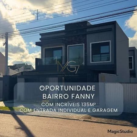 Sobrado com incríveis 125m², 03 Quartos sendo 01 Suíte com Closet. R$ 750.000,00.