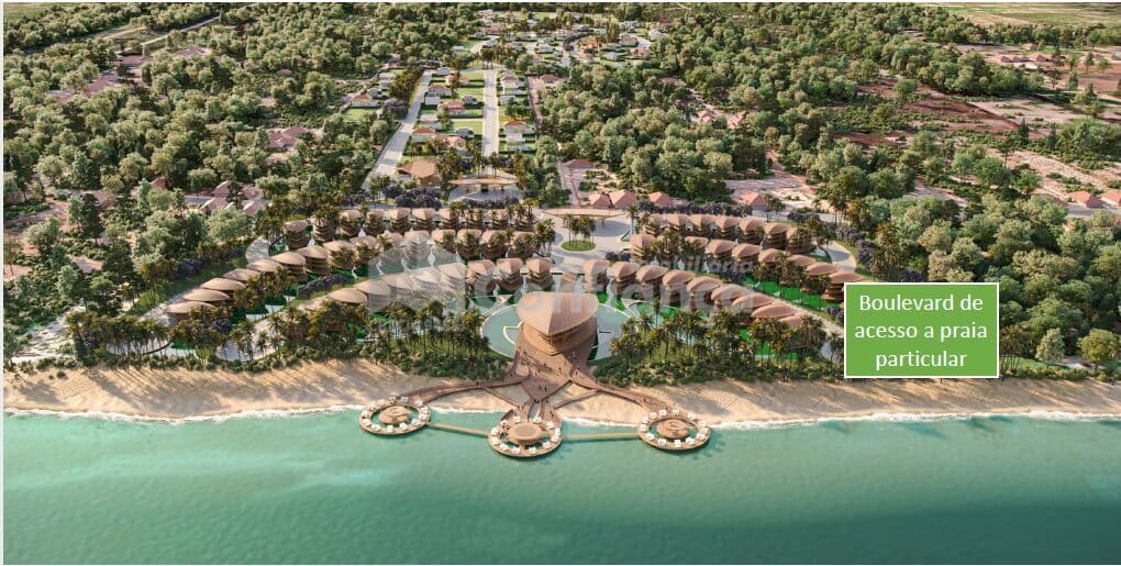 Terreno em Condomínio Fechado Alto Padrão à Venda na Praia de Jericoacoara/CE