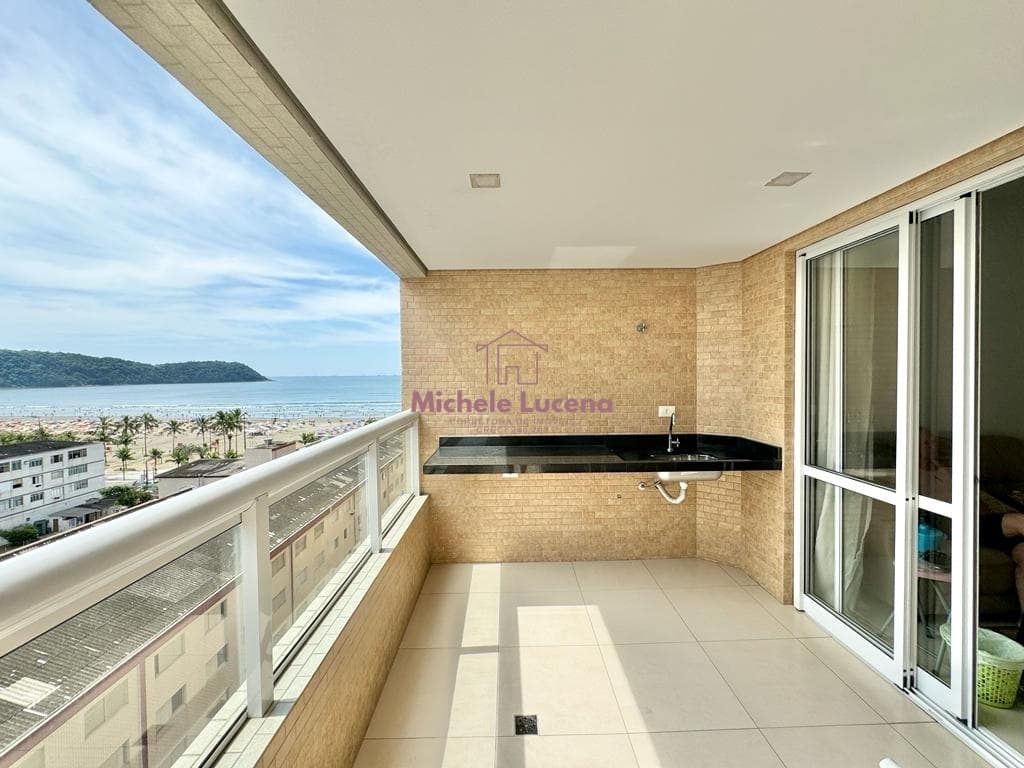 3 dormitórios com VISTA para o MAR