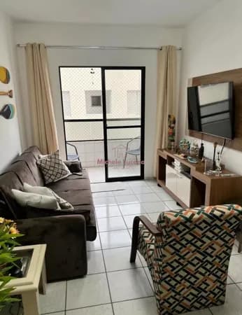 1 dormitório mobiliado c/ sacada - 250 mts da Praia