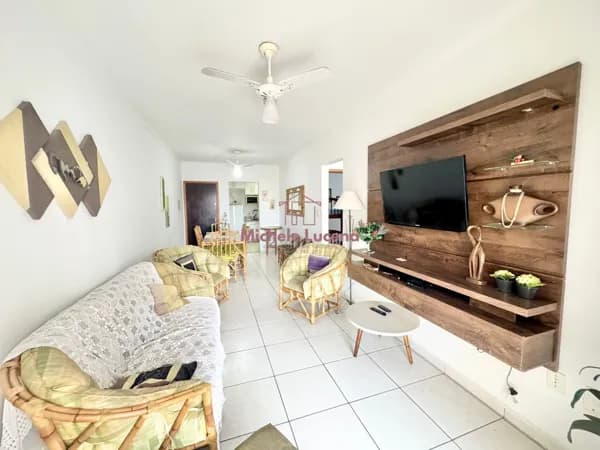 2 dormitórios - andar alto com vista livre - 350 mts da Praia!