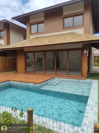 Casa maravilhosa com 200m², com 4 suites, frente para o mar em Itacimirim.