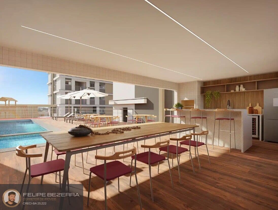 Apartamento 2 suítes e varanda, à venda no Vog Itapuã
