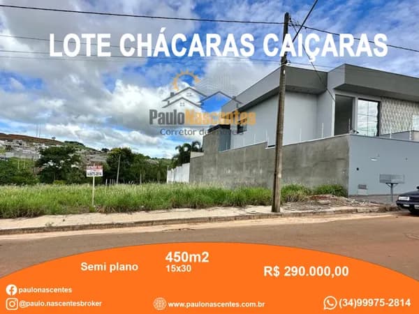 Lote Bairro Cháaras Caiçaras