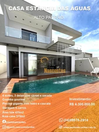Casa no Condomínio Estância das Águas