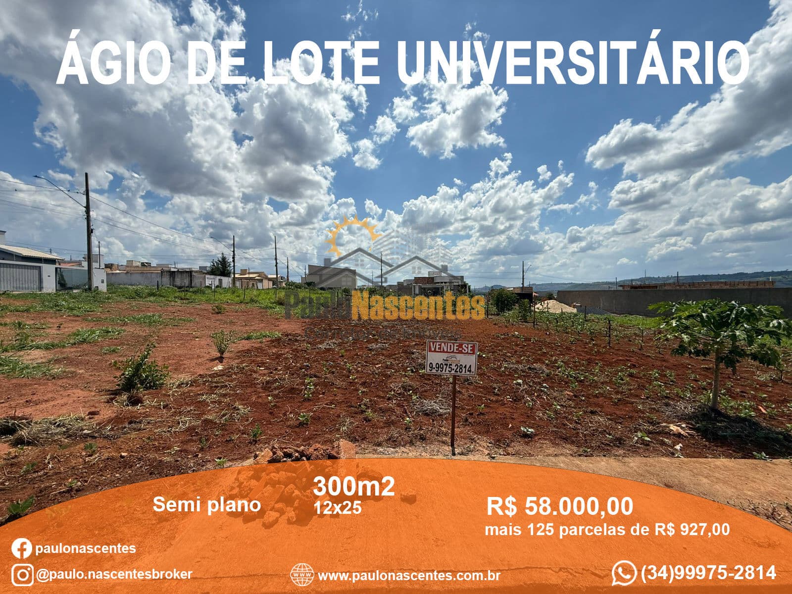 Ágio de Lote Bairro Universitário