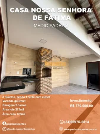 Casa Bairro Nossa Senhora de Fátima