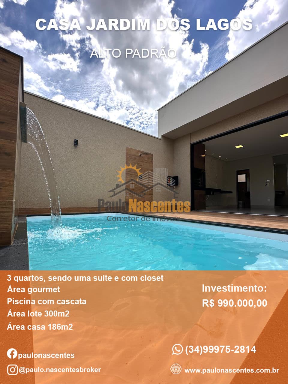 Casa Bairro Jardim dos Lagos