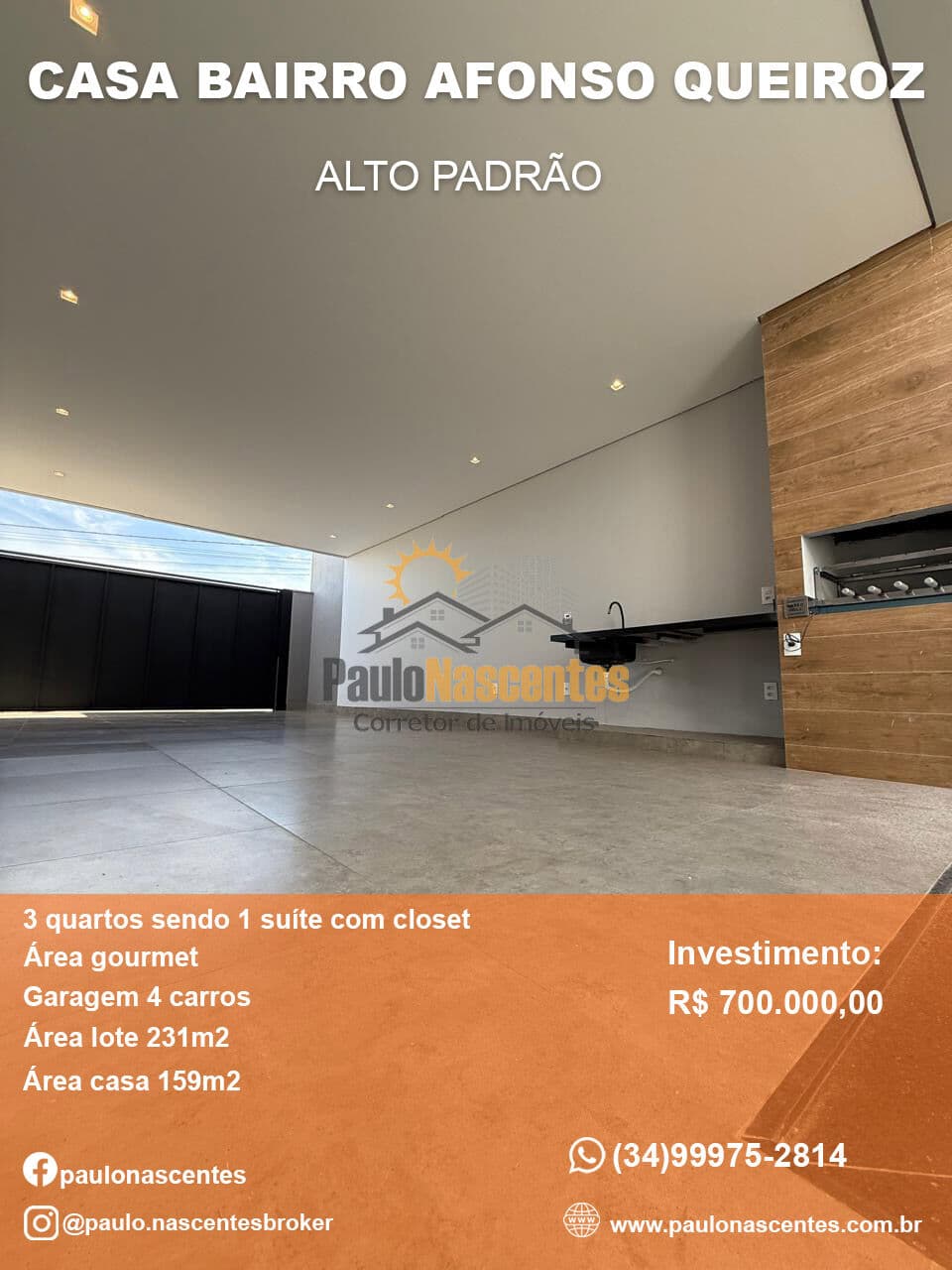 Casa Bairro Afonso Queiroz