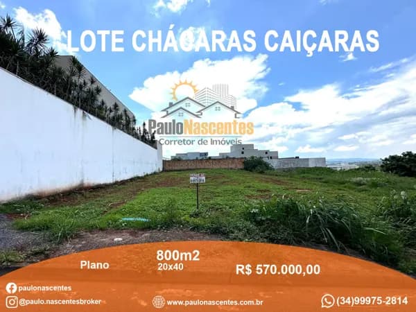 Lote Bairro Chácaras Caiçaras