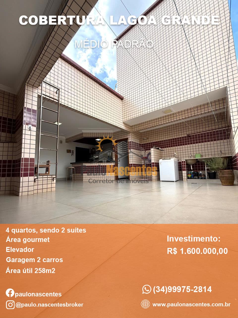 Cobertura Bairro Lagoa Grande