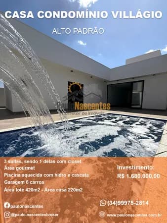 Casa no Condomínio Villágio