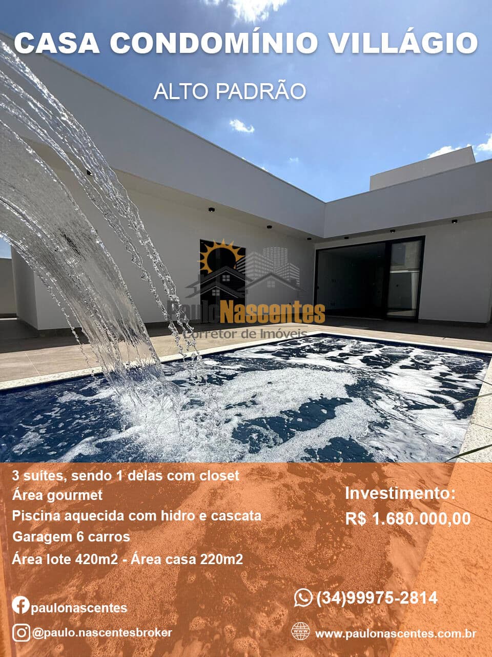 Casa no Condomínio Villágio
