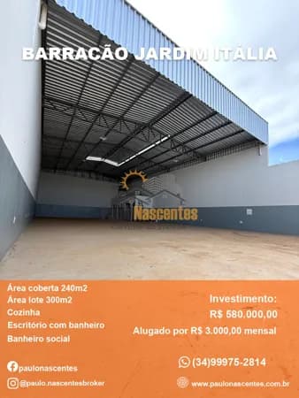 Barracão Bairro Jardim Itália