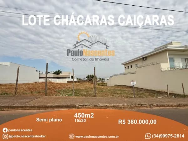 Lote Bairro Chácaras Caiçaras