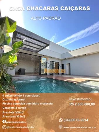 Casa Bairro Chácaras Caiçaras