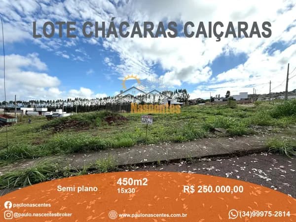 Lote Bairro Chácaras Caiçaras