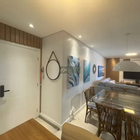 Apartamento Pé na Areia, de frente pro mar
