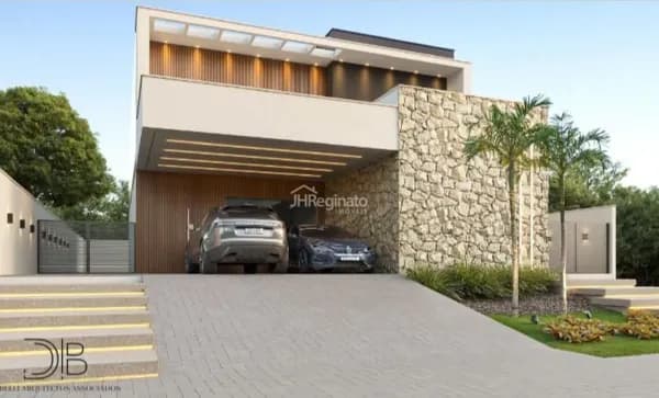 Casa térrea em construção à venda no Condomínio Alphaville 4 - Votorantim