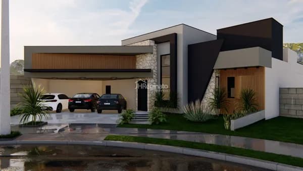 Casa em construção no Condomínio Sun Lake - Votorantim
