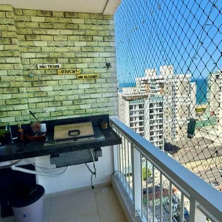 Apartamento na Praia de Itaparica, 62m², 2 quartos, 1 suíte, 1 vaga de garagem