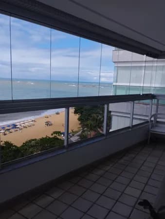 Apartamento frente mar, 280m², 4 quartos 2 suítes, 2 vagas, lazer, Praia da Costa