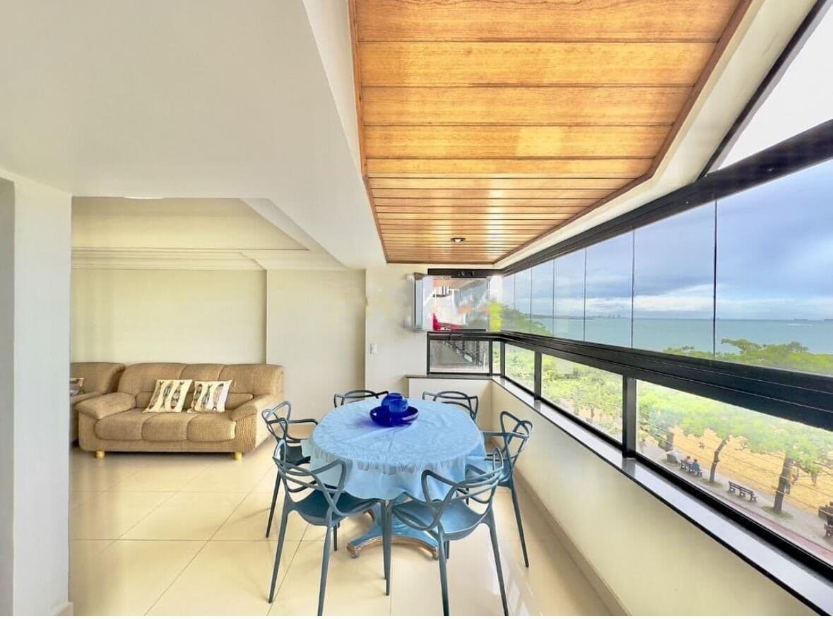 Apartamento frente mar, 196m², 3 quartos, 1 suíte, 2 vagas - Praia da Costa