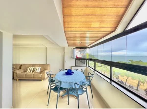 Apartamento frente mar, 196m², 3 quartos, 1 suíte, 2 vagas - Praia da Costa