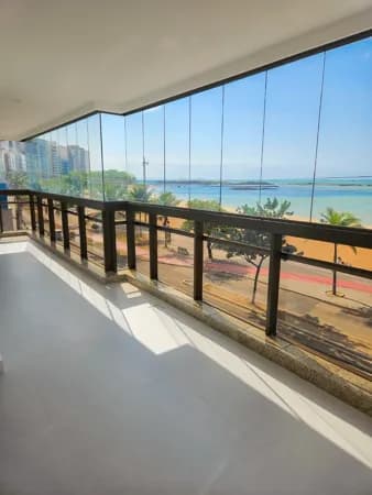 Apartamento Alto Padrão frente mar, 330m², 4 quartos, 3 suítes, 2 vagas - Praia da Costa