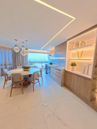 Apartamento 180m², 3 suítes, home Office, 2 vagas, porteira fechada.