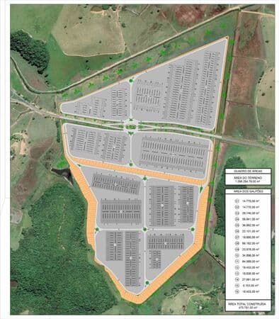 Terreno de 1.150.000 m² ( 23 Alqueires ) na beira da Rodovia ES 080 a 06 km de Asfalto da BR 101