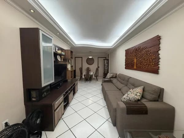 Apartamento vista mar, 159m², 3 quartos, 1 suíte, 2 vagas de garagem e lazer completo