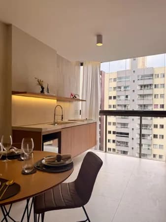 Apartamento de 111,14m², 3 quartos, 3 suítes, 4 banheiros, varanda gourmet , 2 vagas cobertas, lazer.