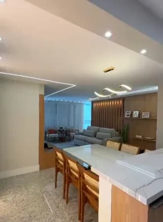 Luxuoso apartamento de 3 quartos frente ao mar de Itaparica