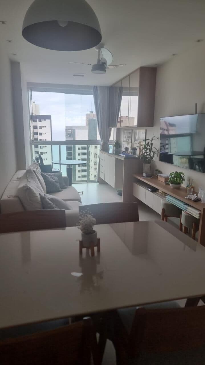 Apartamento andar alto, vista mar, 65m², 2 quartos, 1 suíte, 2 vagas lazer com quadra - à venda Itapuã
