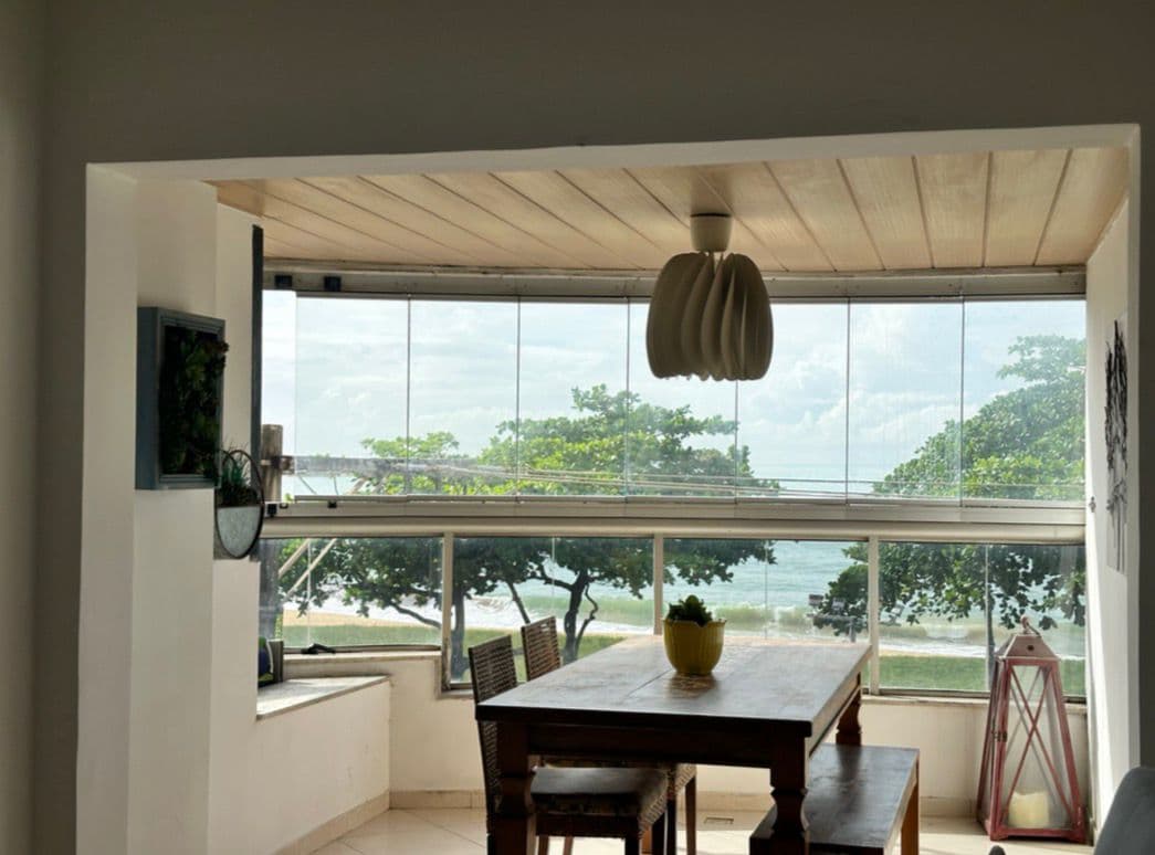 Apartamento frente para o mar da Praia da Costa, 160m², 3 quartos, 1 suíte, 1 vaga