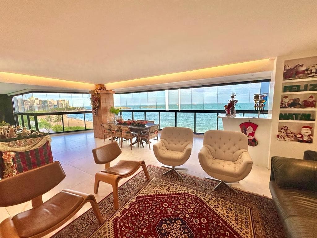 Oportunidade frente mar da Praia da Costa - Apto 290m², 4 quartos, 2 suítes, 2 vagas