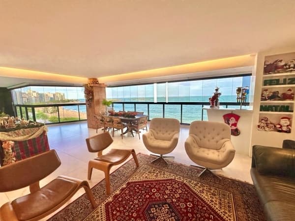 Oportunidade frente mar da Praia da Costa - Apto 290m², 4 quartos, 2 suítes, 2 vagas